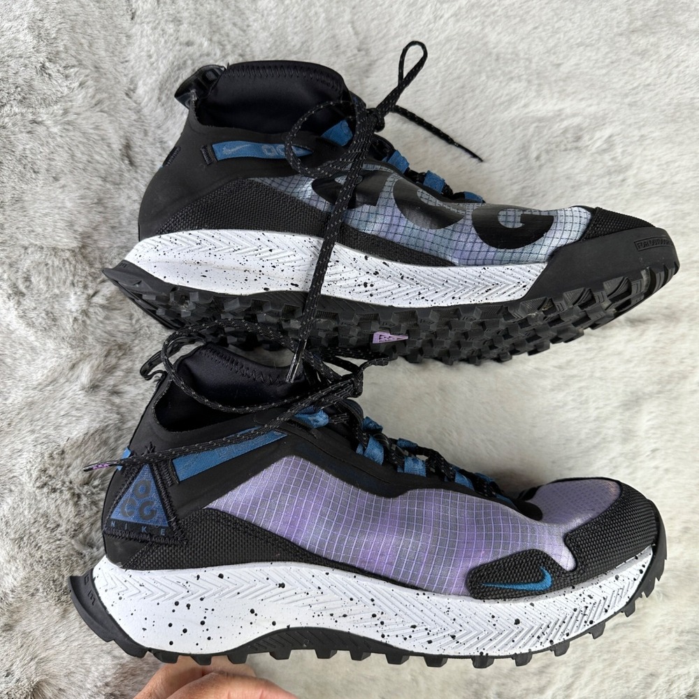Nike ACG Hiking Shoe Womens 8 Eu 39 Terra Zaherra Space Purple CQ0076 Lace Boot